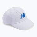 Czapka z daszkiem damska New Balance 6-Panel Curved Brim Snap Back white