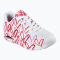 Buty damskie SKECHERS JGoldcrown Uno Spread The Love white/red/pink 8