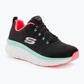 Buty damskie SKECHERS D'Lux Walker Let It Glow black/mint 2
