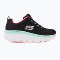 Buty damskie SKECHERS D'Lux Walker Let It Glow black/mint 3