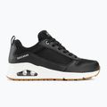 Buty damskie SKECHERS Uno Inside Matters black/white/mesh 3