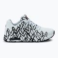 Buty damskie SKECHERS JGoldcrown Uno Spread The Love white/black/gray 2