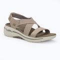 Sandały damskie SKECHERS Go Walk Arch Fit Sandal Treasured taupe