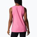 Koszulka trekkingowa damska Columbia Sun Trek Tank wild geranium heather 2