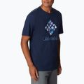 Koszulka męska Columbia Rapid Ridge Graphic collegiate navy/csc stacked floral grx 5