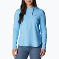 Bluza trekkingowa damska Columbia Sun Trek EU Hooded Pullover vista blue heather