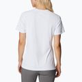Koszulka trekkingowa damska Columbia Zero Rules Graphic Crew white/csc range lines graphic 2