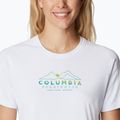 Koszulka trekkingowa damska Columbia Zero Rules Graphic Crew white/csc range lines graphic 3
