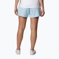 Spodenki trekkingowe damskie Columbia Logo III French Terry spring blue/atoll logo 2