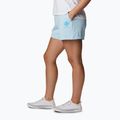Spodenki trekkingowe damskie Columbia Logo III French Terry spring blue/atoll logo 3