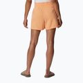 Spodenki trekkingowe damskie Columbia Logo III French Terry peach/wild geranium logo 2