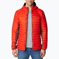 Kurtka hybrydowa męska Columbia Powder Pass Hooded spicy/light raisin 3