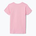 Koszulka trekkingowa dziecięca Columbia Mission Lake Graphic wild rose/csc stacked banded graphic 2