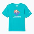 Koszulka dziecięca Columbia Valley Creek Graphic bright aqua/gemscape graphic