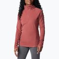 Bluza polarowa damska Columbia Glacial IV 1/2 Zip beetroot 4