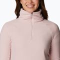 Bluza polarowa damska Columbia Glacial IV 1/2 Zip dusty pink 5