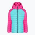 Kurtka dziecięca Columbia Powder Lite Hooded geyser/pink ice