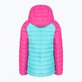 Kurtka dziecięca Columbia Powder Lite Hooded geyser/pink ice 2