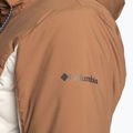 Płaszcz puchowy damski Columbia Mountain Croo II Mid Down chalk/camel brown 10
