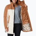 Płaszcz puchowy damski Columbia Mountain Croo II Mid Down chalk/camel brown 5