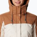 Płaszcz puchowy damski Columbia Mountain Croo II Mid Down chalk/camel brown 6