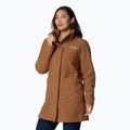 Płaszcz polarowy damski Columbia Panorama Long camel brown 4