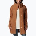 Płaszcz polarowy damski Columbia Panorama Long camel brown 5