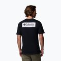 Koszulka trekkingowa męska Columbia North Cascades black/csc box logo 3