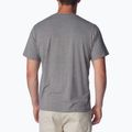 Koszulka trekkingowa męska Columbia Sun Trek Short city grey heather/simple gorge 3