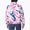 Bluza polarowa damska Columbia Helvetia Cropped 1/2 cosmos floristic print/eve/salmon rose 2