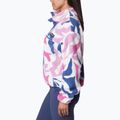 Bluza polarowa damska Columbia Helvetia Cropped 1/2 cosmos floristic print/eve/salmon rose 3