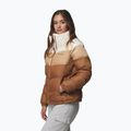 Kurtka ocieplana damska Columbia Puffect II Colorblock camel brown/canoe/chalk 4