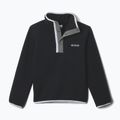 Bluza polarowa dziecięca Columbia Halvetia II Half Snap Fleece black/city grey