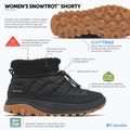 Śniegowce damskie Columbia Snowtrot Shorty black/sea salt 8