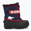 Śniegowce dziecięce Sorel Childrens Snow Commander nocturnal/sail red 2