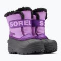 Śniegowce dziecięce Sorel Childrens Snow Commander gumdrop/purple violet 8