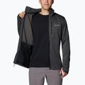 Bluza trekkingowa męska Columbia Park View Fleece FZ black heather 4