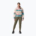 Bluza polarowa damska Columbia Helvetia II Printed Cropped Half Snap river blue/rogue walley 2