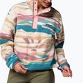 Bluza polarowa damska Columbia Helvetia II Printed Cropped Half Snap river blue/rogue walley 6