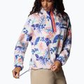 Bluza polarowa damska Columbia Helvetia II Printed Cropped Half Snap sea salt/pasteled multi 4