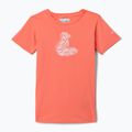 Koszulka trekkingowa dziecięca Columbia Mission Lake Graphic hot coral/foxy swirl
