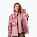 Kurtka przeciwdeszczowa damska Columbia Hikebound Printed eraser pink deco/como print 5