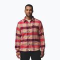 Koszula męska Columbia Windward II rich wine trapper windowpane