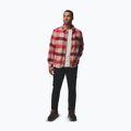 Koszula męska Columbia Windward II rich wine trapper windowpane 2