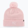 Czapka zimowa 47 Brand MLB New York Yankees Breakaway pink