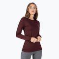 Bluza termoaktywna damska icebreaker 200 Oasis Crewe espresso