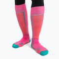 Skarpety narciarskie męskie icebreaker Ski+ Medium OTC tempo/flux green/earth 2