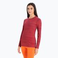 Bluza termoaktywna damska icebreaker 200 Oasis Crewe cherry/flash/aop
