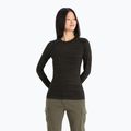 Longsleeve termoaktywny damski icebreaker 200 Oasis Crewe black/clove/aop