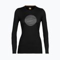 Longsleeve termoaktywny damski icebreaker 200 Oasis Crewe Ski Circle black 5